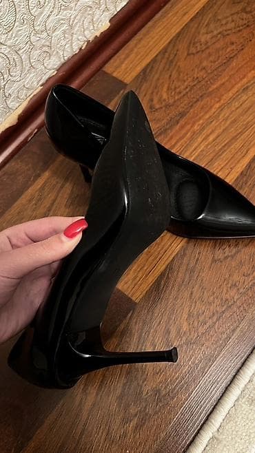 ayaqq: Qara laklı qadın tufliləri - Model: Klassik “stiletto” burnu iti — 3