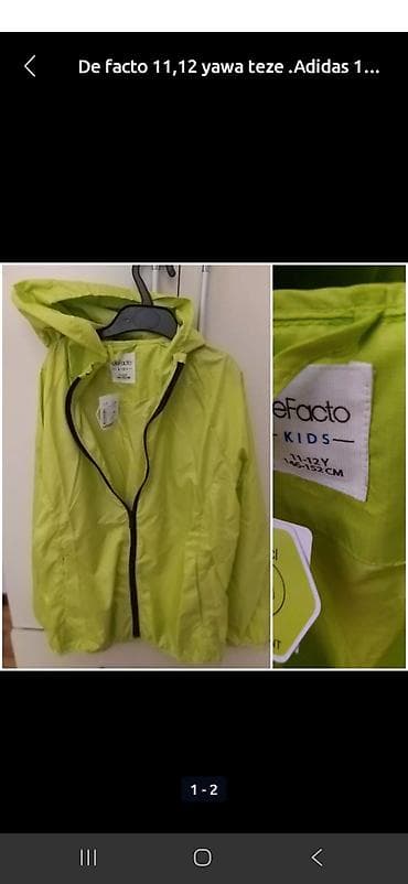 DeFacto Kids kapüşonlu yüngül kurtka - Yaş qrupu: 11–12 yaş - Boy