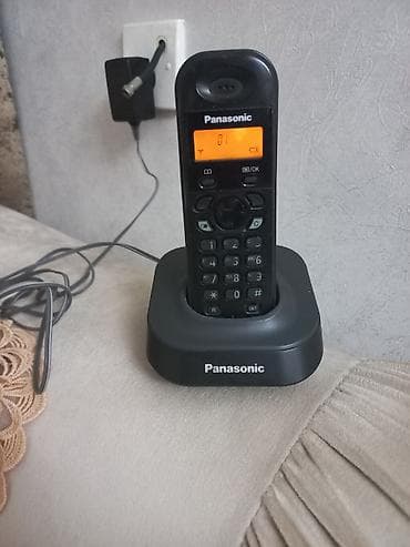 Stasionar telefonlar: Panasonic simsiz ev telefonu və baza stansiyası - Marka/model — 1