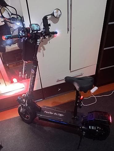 elektirikli mapet: Elektrik skuter – FaSTer RS7 - Güclü ön işıq sistemi: 3 ədəd — 5