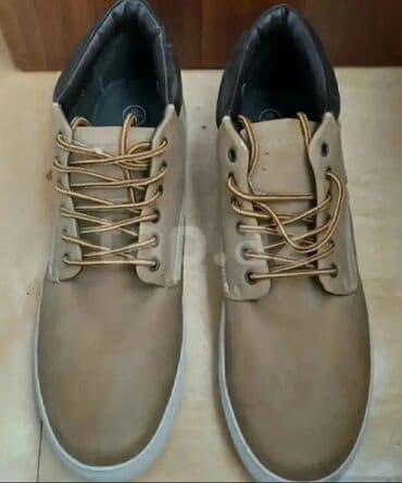 Kişi idman ayaqqabısı – bej rəngli, gündəlik və şəhər tərzi üçün