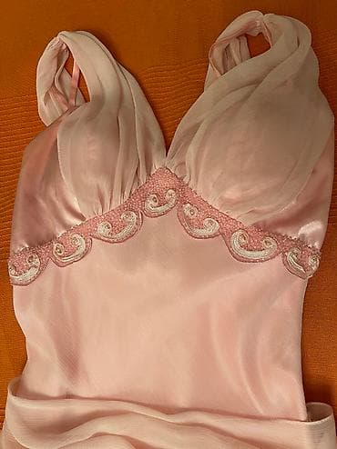 biserli: Вечернее платье в пол, от немецкого бренда Balina, нежно-розового — 3