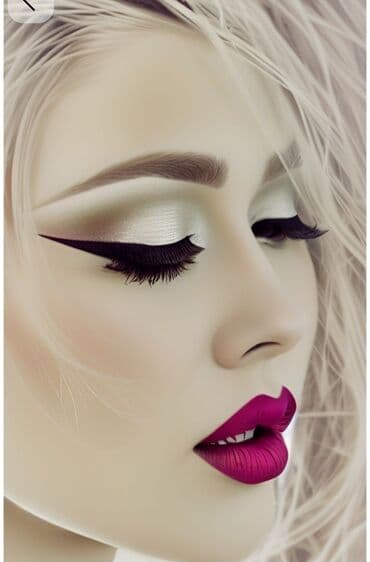 salonda ish: Xidmət: Vizaj və yaradıcı makiyaj - Profesionallıqla icra olunan — 2