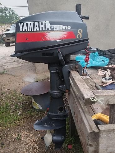 Sbor motorlar və silindr başlıqları: Yamaha Enduro 8 xarici asma qayığ mühərriki - Marka/model: Yamaha — 2