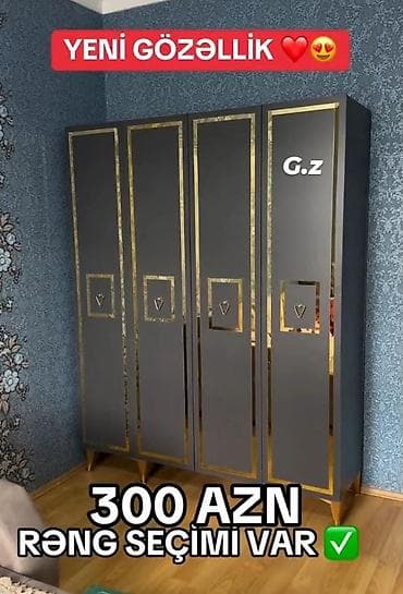 gul rəf: 4 qapılı, Digər rəng, Açılan, Düz dolab — 1