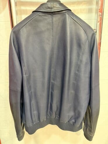 kişi üçün membran gödəkçələr: Kurtka, Dəri, Payız — 2