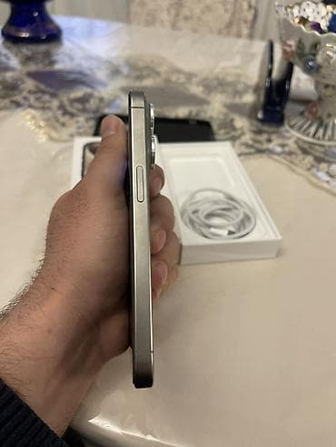 iphone 13 pro max qiyməti: IPhone 15 Pro, 256 GB, Natural Titanium, Face ID — 5