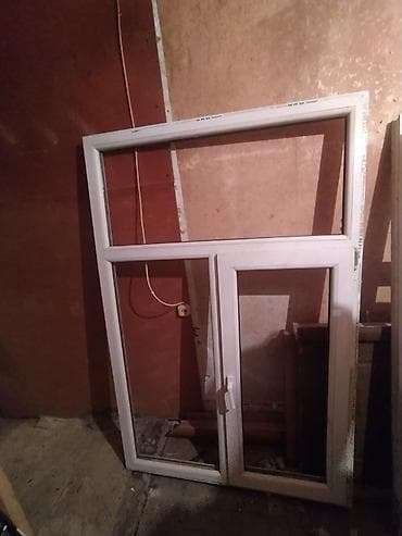 plasik qapı: PVC pəncərə və balkon qapısı dəsti - Material: ağ rəngli PVC profil - — 5