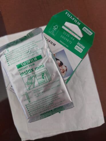 katric doldurma qiymeti: Instax fujifilm mini12 ORİGİNALDIR 5 dəfə istifadə olunub cəmi — 3