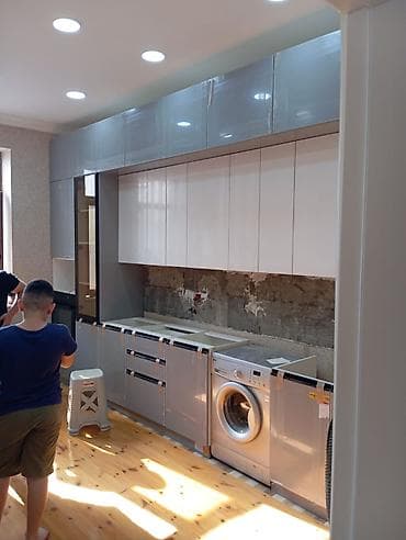 qara parca: Akril Mətbəx mebeli – müasir dizayn və funksionallıq - Material — 2