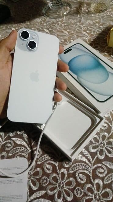 iphone 11 almaq: IPhone 15, 128 GB, Ağ — 4