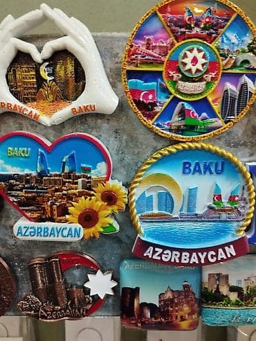 uz sekiller 2018: Milli suvenirlər. Maqnitlər. Təzə Ünvan AMAY ticarət mərkəzi ağ — 8