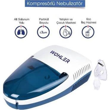 inqalyator aparati: "WOHLER"-Kompressorlu Nebulayzer.Alman brendi,Türkiyə istehsallı.Made — 1