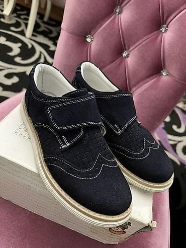 детские вещи на годик: Uşaq ayaqqabısı – qara (tünd göyə yaxın) rəngdə, velkro (skarç) — 1