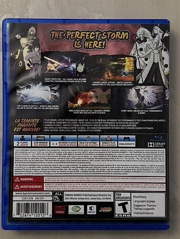 hdd 1tr: PS4 oyunu: Naruto Shippuden: Ultimate Ninja Storm 4 (Bandai Namco) - — 2