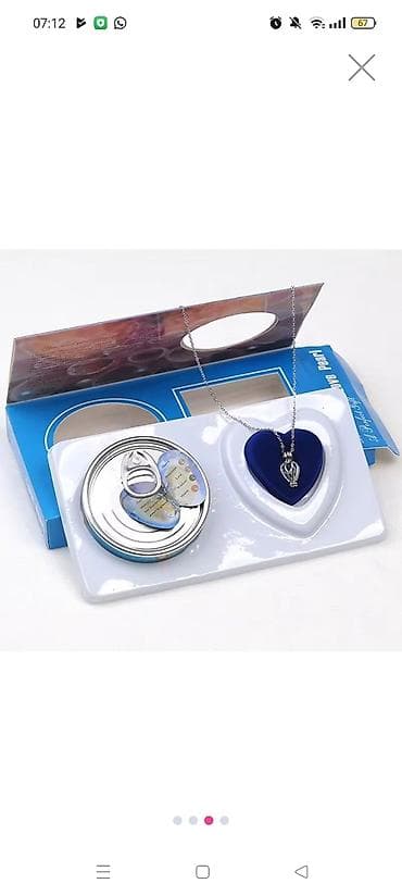 “Love Pearl” boyunbağı dəsti Məhsul təsviri: - Hədiyyə qutusunda