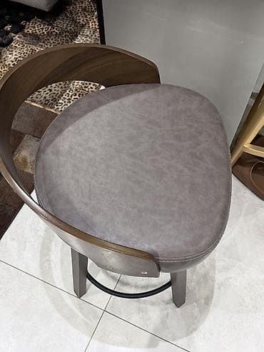limon ağaçı: Bar taburesi – müasir dizayn - Material: bərk ağac gövdə və arxa — 6