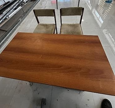 pvc laminat: Açılmayan, Dördbucaq masa, 2 stul — 2