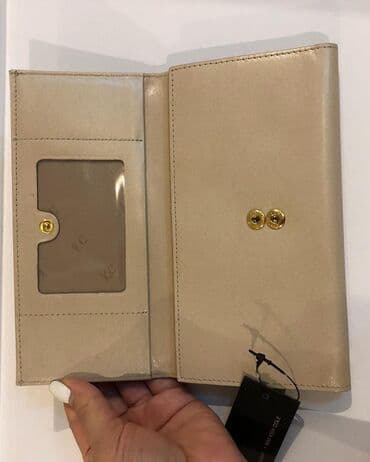 balaca qadın pul kisəsi: Kenneth cole New York original firmasinin pul kisesi,esl deridir — 6