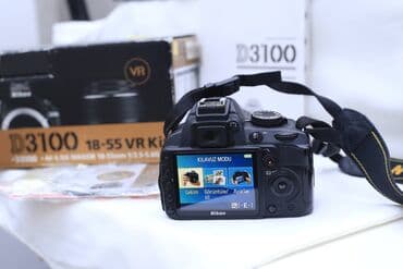 islenmis notebook satisi: NIkon d3100 satilir 18-55mm lens batayrea ve zaryadnoy 4 gb kart — 4