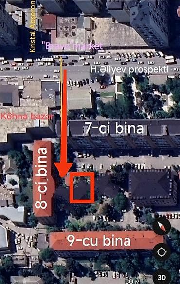 tecili satilan bağ evleri: Obyekt Xırdalanda köhnə bazarın yanında,H.Əliyev prospektinə 40-50 — 2