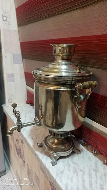 gurcu xengeli aparati: İşlənmiş Od Samovar, 7 l — 2