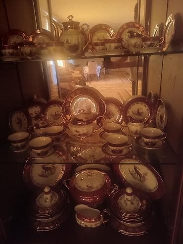 Nahar dəsti, rəng - Ağ, Farfor