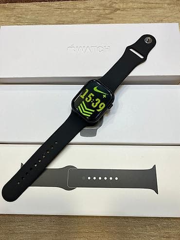 aple: Apple Watch Nike (GPS) ağıllı saat - Rəng: Qara (qara silikon Nike — 1