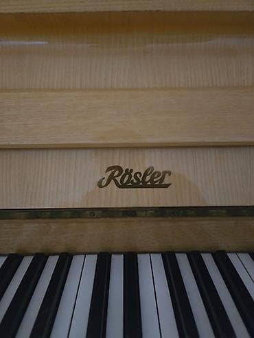 Musiqi alətləri: Rösler akustik piano – vertikal (upright) model. Alverçi deyilem öz — 1