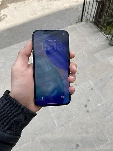 iphone barter var: IPhone 13, 128 GB, Mavi, Simsiz şarj, Sənədlərlə, Zəmanət — 2