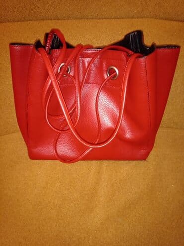 toy sumkaları: Удобная сумка, бордового цвета. Очень красивая — 3