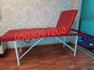 evde qal sekili: Yeni, Kosmetoloji kuşetka, Qatlanan, rəng - Qırmızı — 7