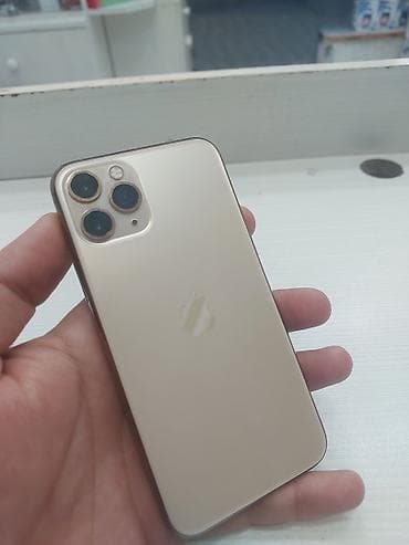 iphone 11 pro satilir: IPhone 11 Pro, Qızılı, Simsiz şarj — 1