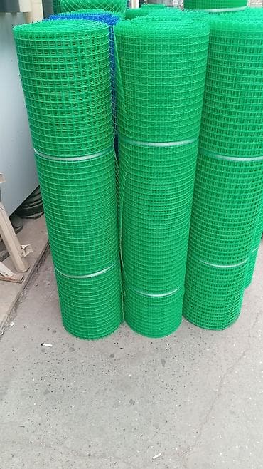 qapi setkasi: PVC örtüklü məftil tor (yaşıl), rulon şəklində - Material: sinklənmiş — 2