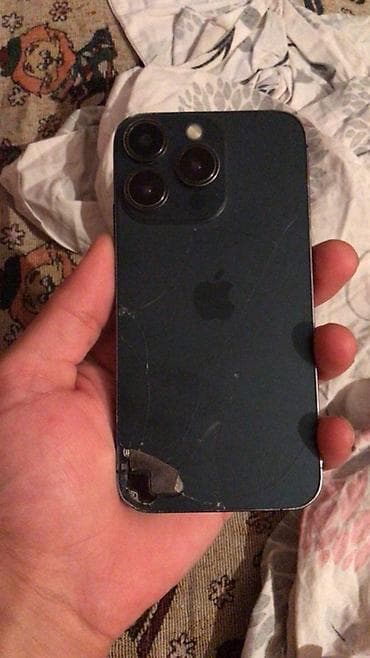 1155 plata: IPhone X, 64 GB, Göy, Qırıq — 1