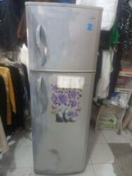 ikinci el soydcu: İşlənmiş 2 qapılı LG Soyuducu Satılır, rəng - Gümüşü, Təkərli — 4