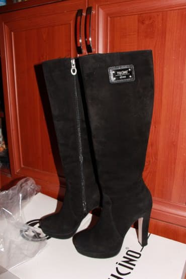 qadin botlari: Ölçü: 35, rəng - Qara, İşlənmiş — 3