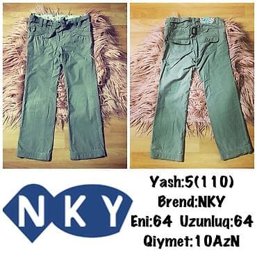 Праздничные костюмы: Yash:5(110) Brend:NKY
Eni:64 Uzunluq:64
Qiymet:10AzN — 1