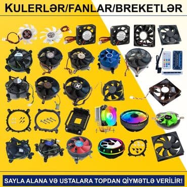 kompüter siçanı: Kulerlər/Fanlar/Breketlər SAYLA ALANA VƏ USTALARA TOPDAN QİYMƏTLƏ — 1