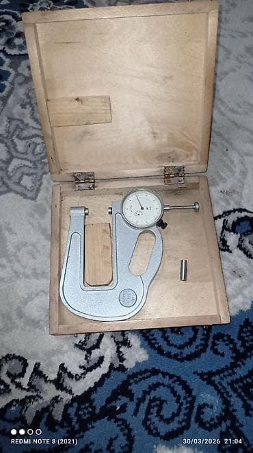 толщиномер баку: Saat göstəricili qalınlıq ölçən (dial indikatorlu mikrometr tipli — 4