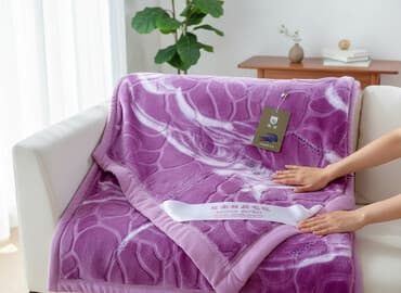 Yeni rəng - Çəhrayı Yun Pled, Pulsuz çatdırılma