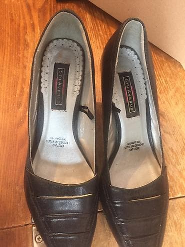 46 razmer: Tuflilər, Ölçü: 38, rəng - Qara, İşlənmiş — 1