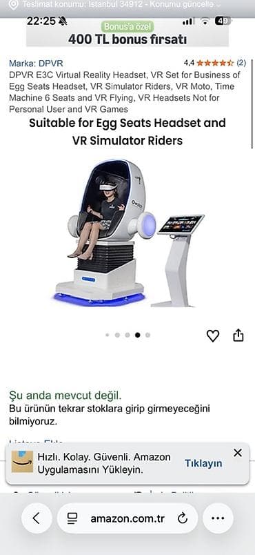 İstehsal avadanlığı: DPVR E3C Virtual Reality Headset – Soft Head Strap - Marka: DPVR - — 2