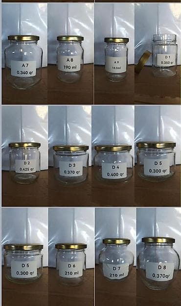 banka satışı: 🔹 Premium Şüşə Qablar – Türkiyə istehsalı (Topdan / Qalıq Satış) — 1