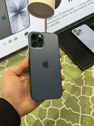 airpods max replika: IPhone 12 Pro Max, 128 GB, Mavi, Face ID — 2