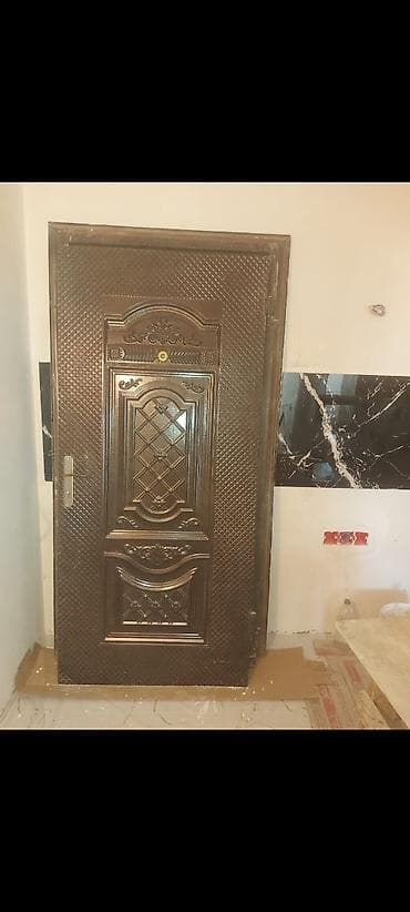 sef qaplar: Dəmir giriş qapısı – ikiüzlü dizayn - Material: möhkəm metal — 2
