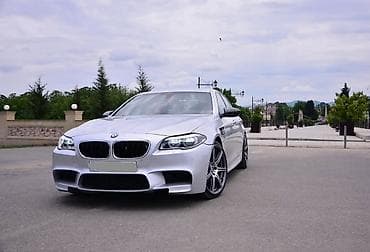 vaz 2107 buferi: BMW M5 (F10) sedan – gümüşü rəng, M paketli eksteryer və salon — 1