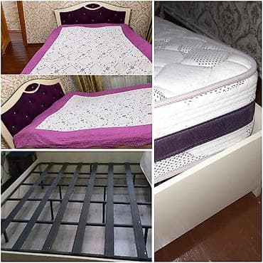 Mebel: Taxt ortopedik matrasli.qiymet 200 man.baza yoxdur.olcu 1.80/2m.unvan — 1