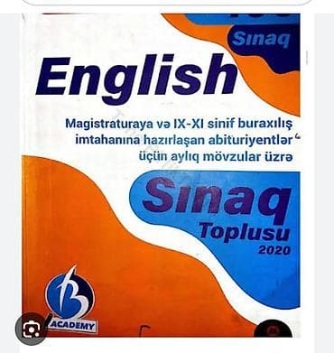kimya kitab: Məhsul: “English – Sınaq Toplusu 2020” (B Academy) Təsvir: - — 1