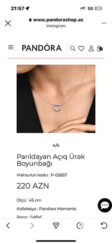 gumus 56: Boyunbağı, Pandora, Gümüş — 2